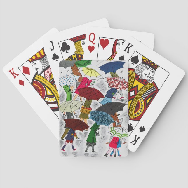 Umbrellas Poker Cards (Back)