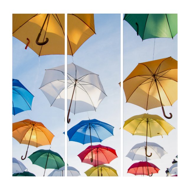 Umbrellas Triptych (Front)