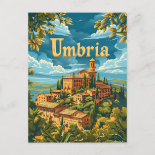 Umbria Italy Postcard