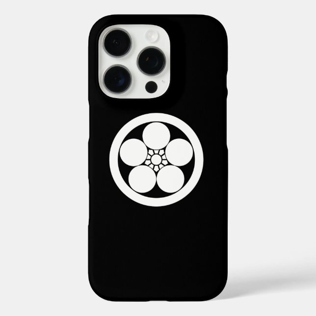 Umebachi-style plum blossom in circle Case-Mate iPhone case (Back)