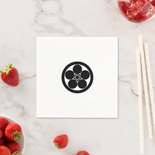 Umebachi-style plum blossom napkins