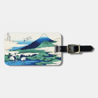 Umegawa in Sagami province Katsushika Hokusai Bag Tag
