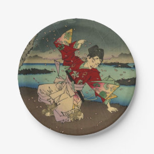 Umewaka at the Sumida River (2:3) Paper Plates