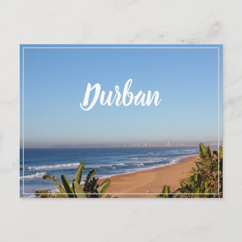 Umhlanga Durban View Ocean Beach South Africa Postcard