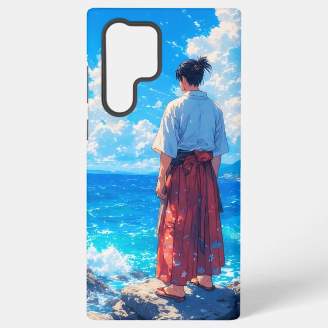 Umibe no Seijaku – Seaside Tranquility Samsung Galaxy Case (Back)