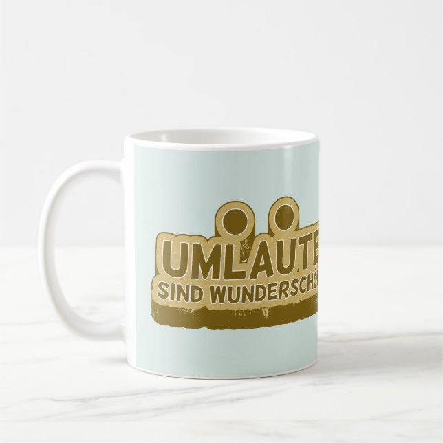 UMLAUT learning German language Coffee Mug (Left)