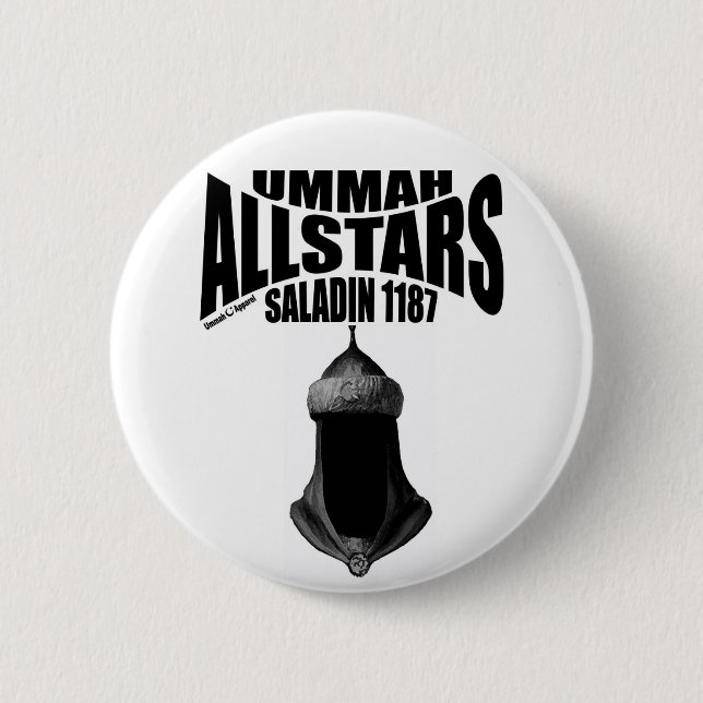 Ummah Allstars Saladin Pinback Button (Front)