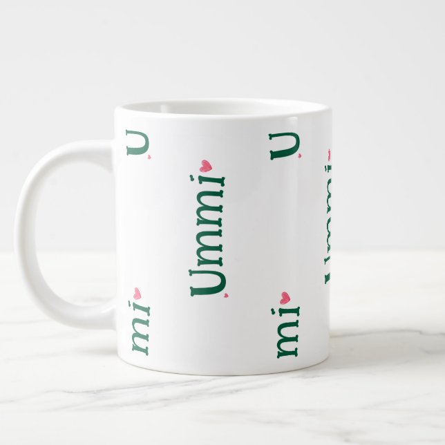 Ummi Mom  Mother's Day Giant  Coffee Mug (Left)