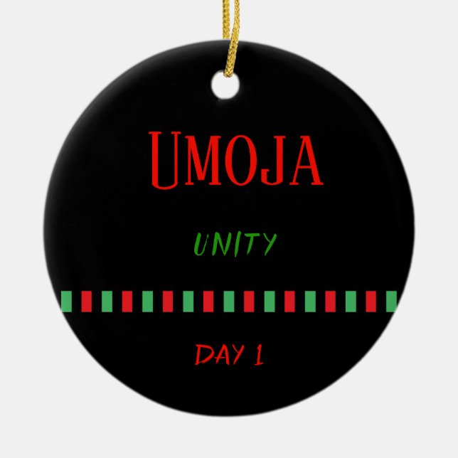 Umoja - Kwanzaa Day 1 | Ornament (Front)