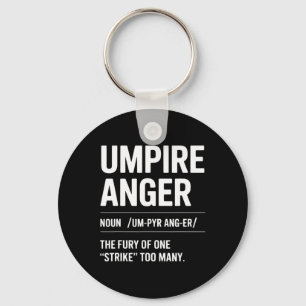 Umpire Anger Glove Pitcher Catcher Sell Definition Keychain
