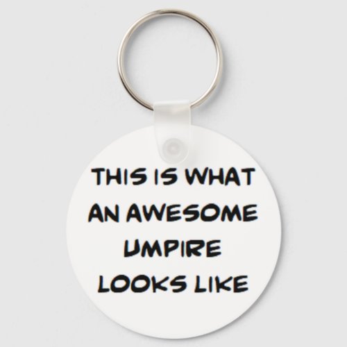 umpire awesome keychain