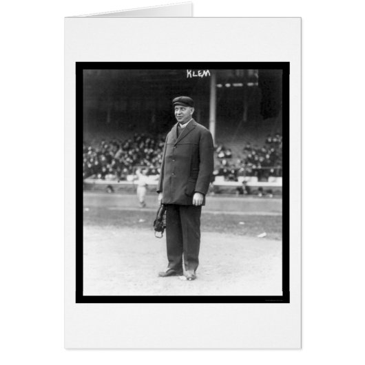 Umpire Bill Klem Baseball 1914 Cards (Front)