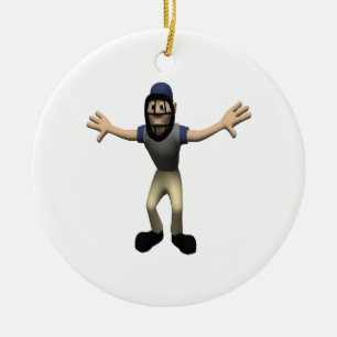 Umpire Ceramic Ornament
