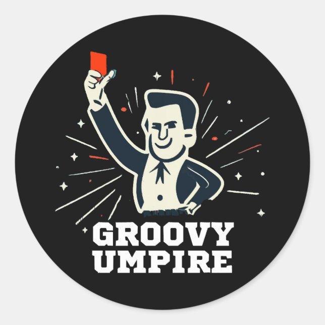 Umpire Classic Round Sticker (Front)