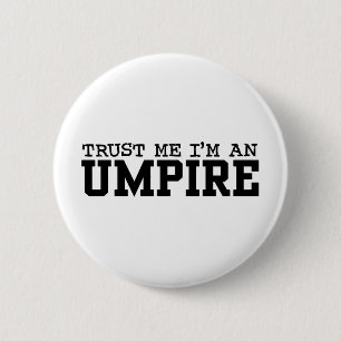 Umpire Pinback Button
