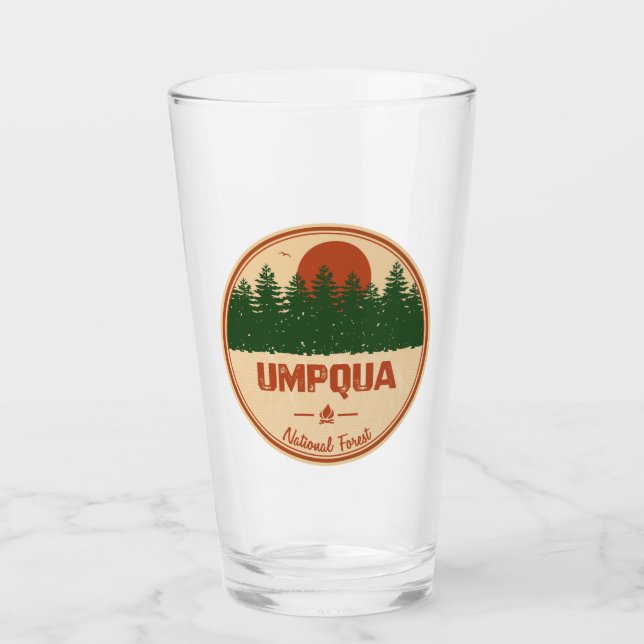 Umpqua National Forest Glass (Front)