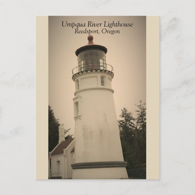 Umpqua River Lighthouse, OR Postcard (Front)