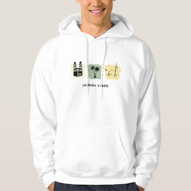 Umrah Vibes Customizable Hoodie | Islamic Gift (Front)
