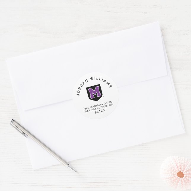 UMU CLASSIC ROUND STICKER (Envelope)