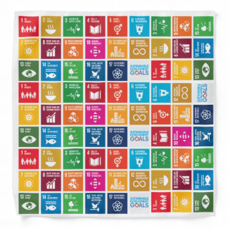 UN 17 Sustainable Development Goals Bandana
