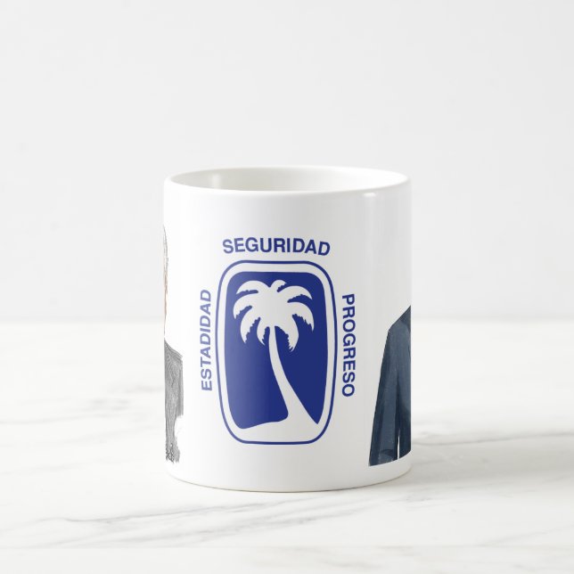 Un café con Carlos Romero Barceló  Coffee Mug (Center)