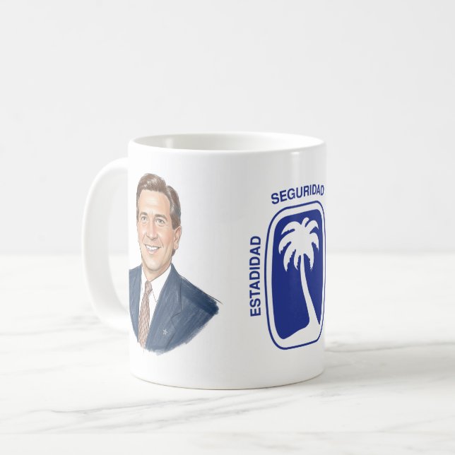 Un café con Pedro Rosselló Coffee Mug (Front Left)