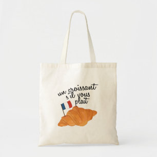 Un Croissant S'il Vous Plait - French Food Tote Bag