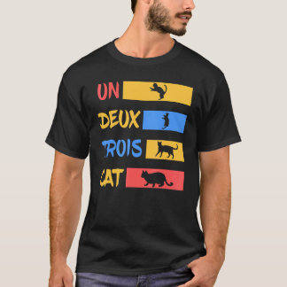 Un Deux Trois Cat Colors T-Shirt