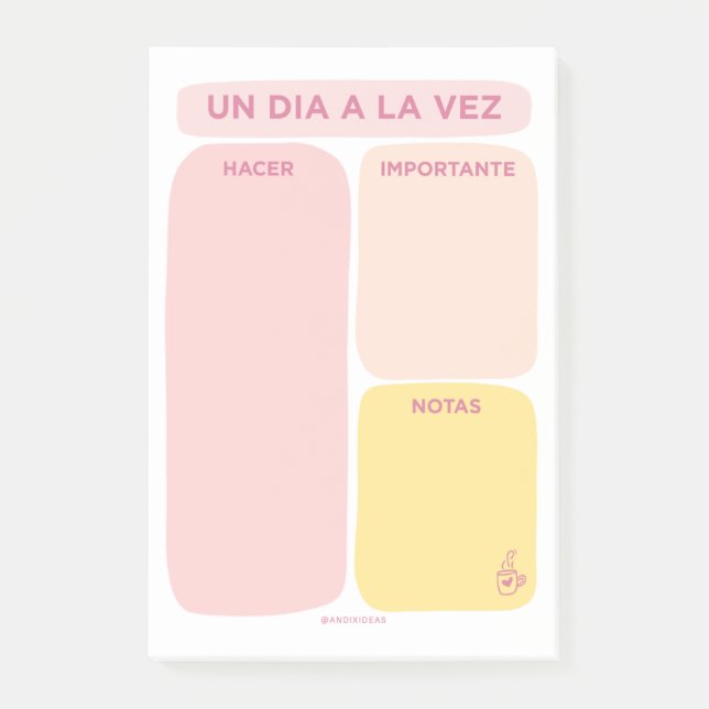 Un Día a la Vez - Notes (Front)