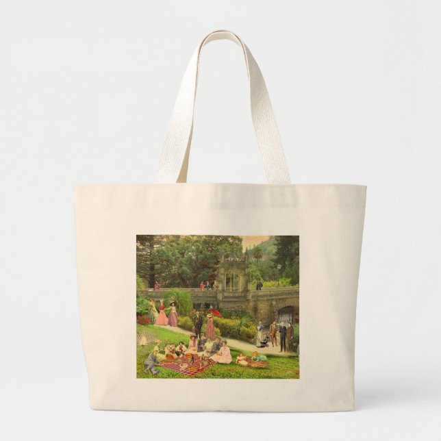 Un domingo de Mayo (Quinta da Regaleira) Large Tote Bag (Front)