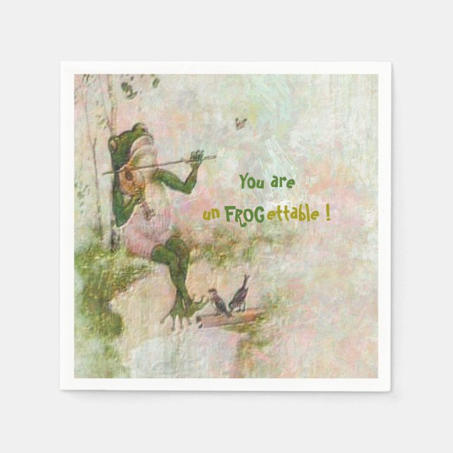 Un  Frogettable Napkins (Front)