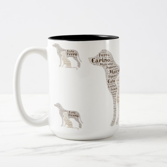 Un gato y un perro  Mug (Left)