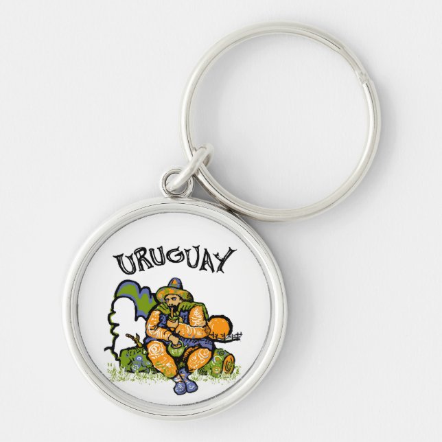 un Gaucho URUGUAY Keychain (Front)
