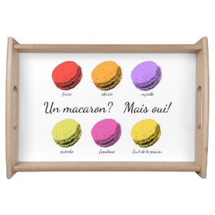 Un macaron? Mais oui! Serving Tray