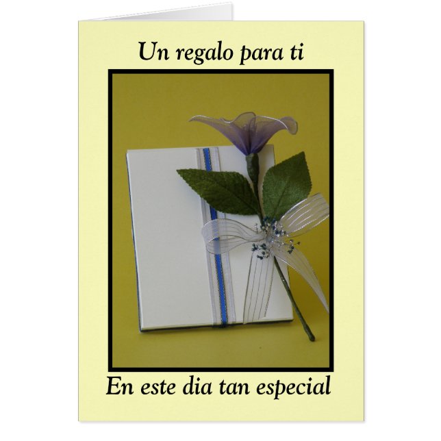 Un regalo para ti en este dia tan especial (Front)