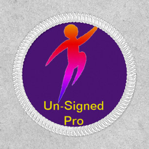 Un-Signed Pro Circle 3" Circle, Iron-On Patch