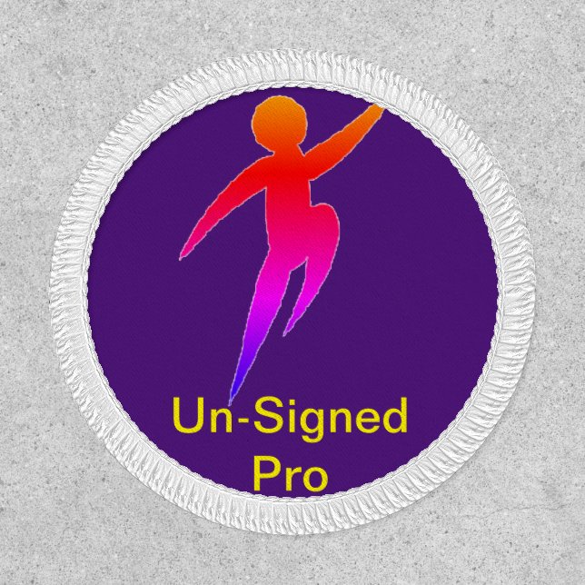 Un-Signed Pro Circle 3" Circle, Iron-On Patch (Front)