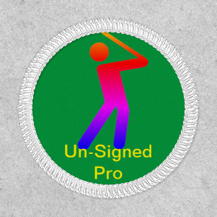 Un-Signed Pro Circle 3" Circle, Iron-On Patch