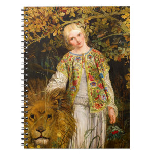 Una and the Lion, 1860 by William Bell Scott Notebook