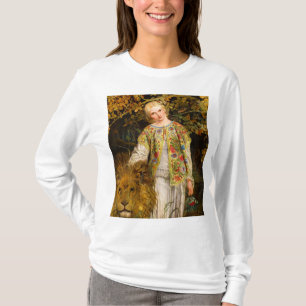 Una and the Lion, 1860 by William Bell Scott T-Shirt