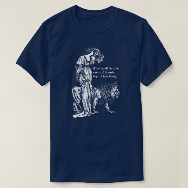 Una and the Lion T-Shirt (Design Front)