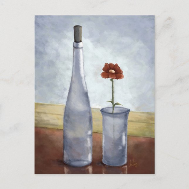 Una flor / A flower. Postcardd Postcard (Front)
