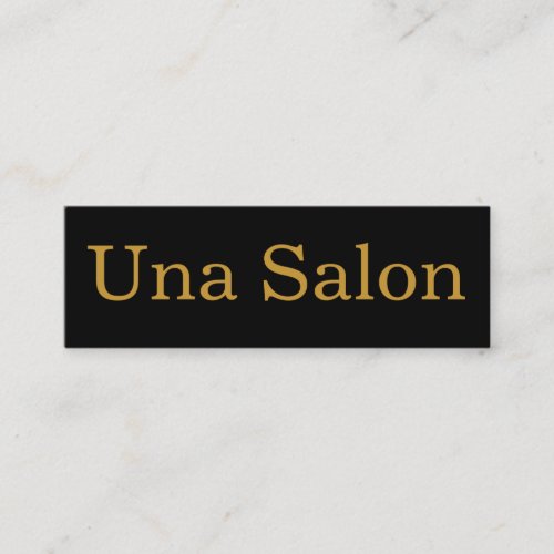 Una Salon Business Card Templates