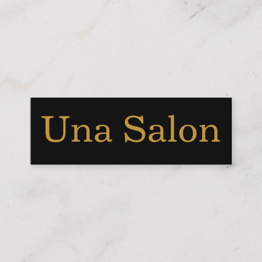 Customizable Una Salon Business Card Templates