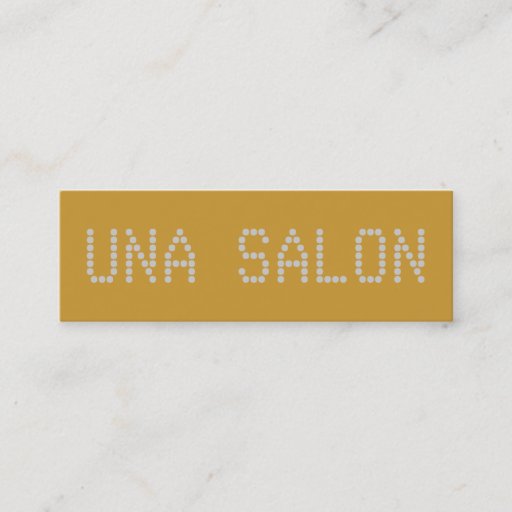 Customizable UNA SALON BUSINESS CARD TEMPLATES