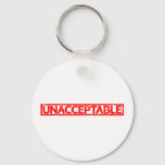 Unacceptable Stamp Keychain