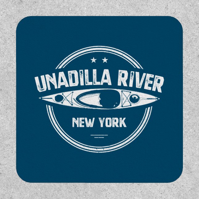 Unadilla River New York Kayak Patch (Front)
