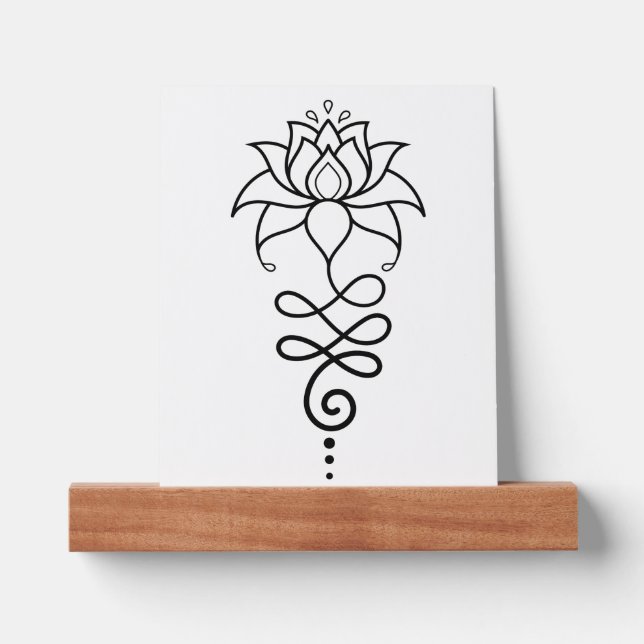 Unalome art picture ledge (Front)