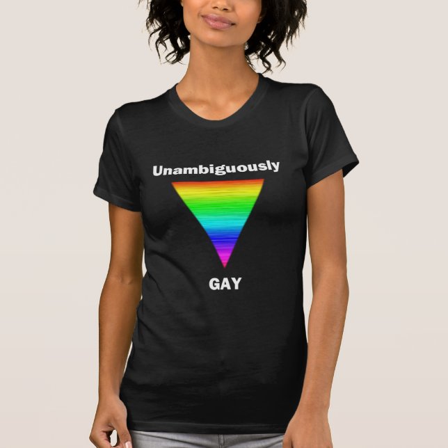 Unambiguously Gay T-Shirt (Front)