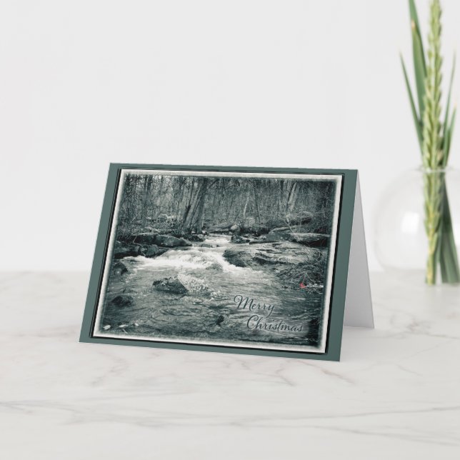 Unami Creek Merry Christmas Greeting Card (Front)